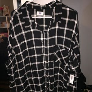Never used Old Navy plaid shirt